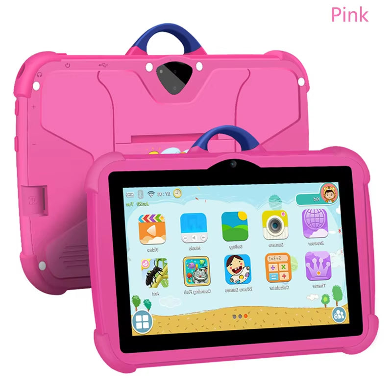 7-Inch 5G WiFi Kids Tablet - Perfect Educational & Gaming Gift for Children, Quad Core, 4GB RAM, 64GB Storage