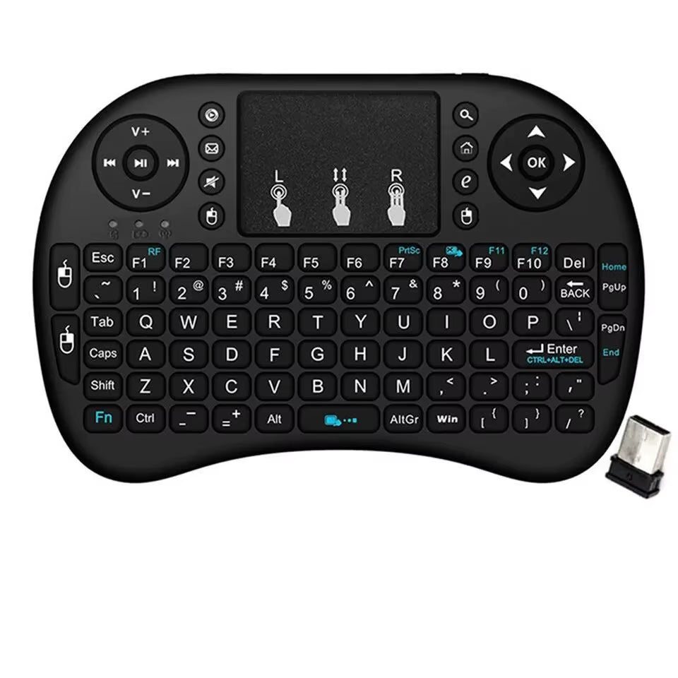 I8 2.4GHz Mini Wireless Keyboard and Air Mouse Remote with Touchpad for Android TV Box, PC, and Smart TV