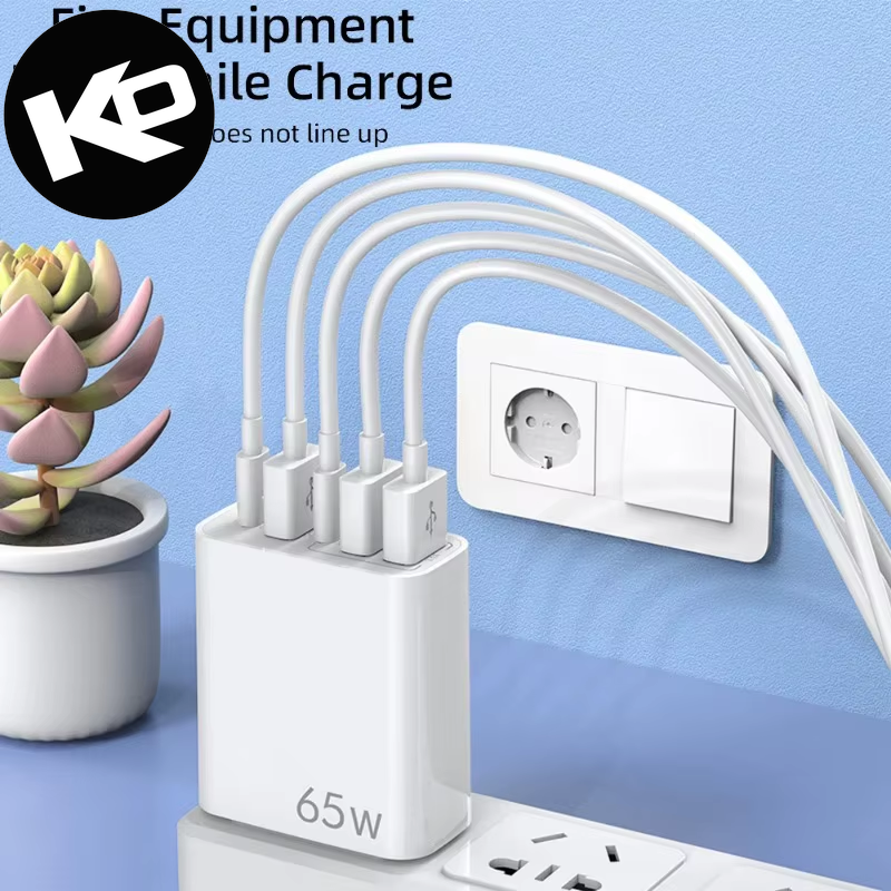 65W USB Fast Charging Type C For Mobile Phone Power Adapter - UK Plug