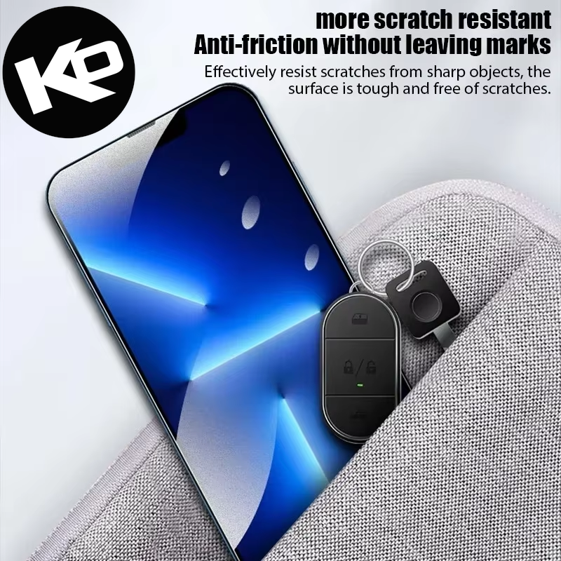 Matte Tempered Glass Screen Protectors for iPhone Models 11 to 15 Pro Max - 4-Pack Frosted Protection for iPhone 13 Mini, X, XR, XS Max