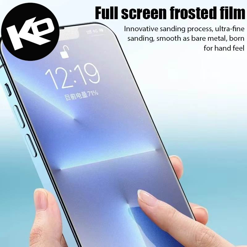 Matte Tempered Glass Screen Protectors for iPhone Models 11 to 15 Pro Max - 4-Pack Frosted Protection for iPhone 13 Mini, X, XR, XS Max