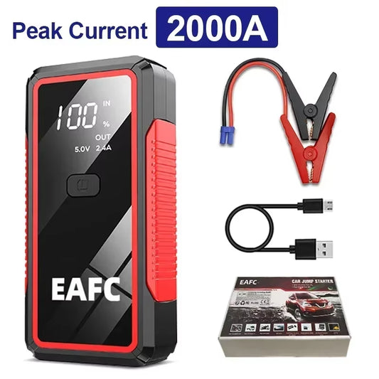 Ultimate 2000A Portable Car Jump Starter & Power Bank - Emergency Charger for 12V Batteries
