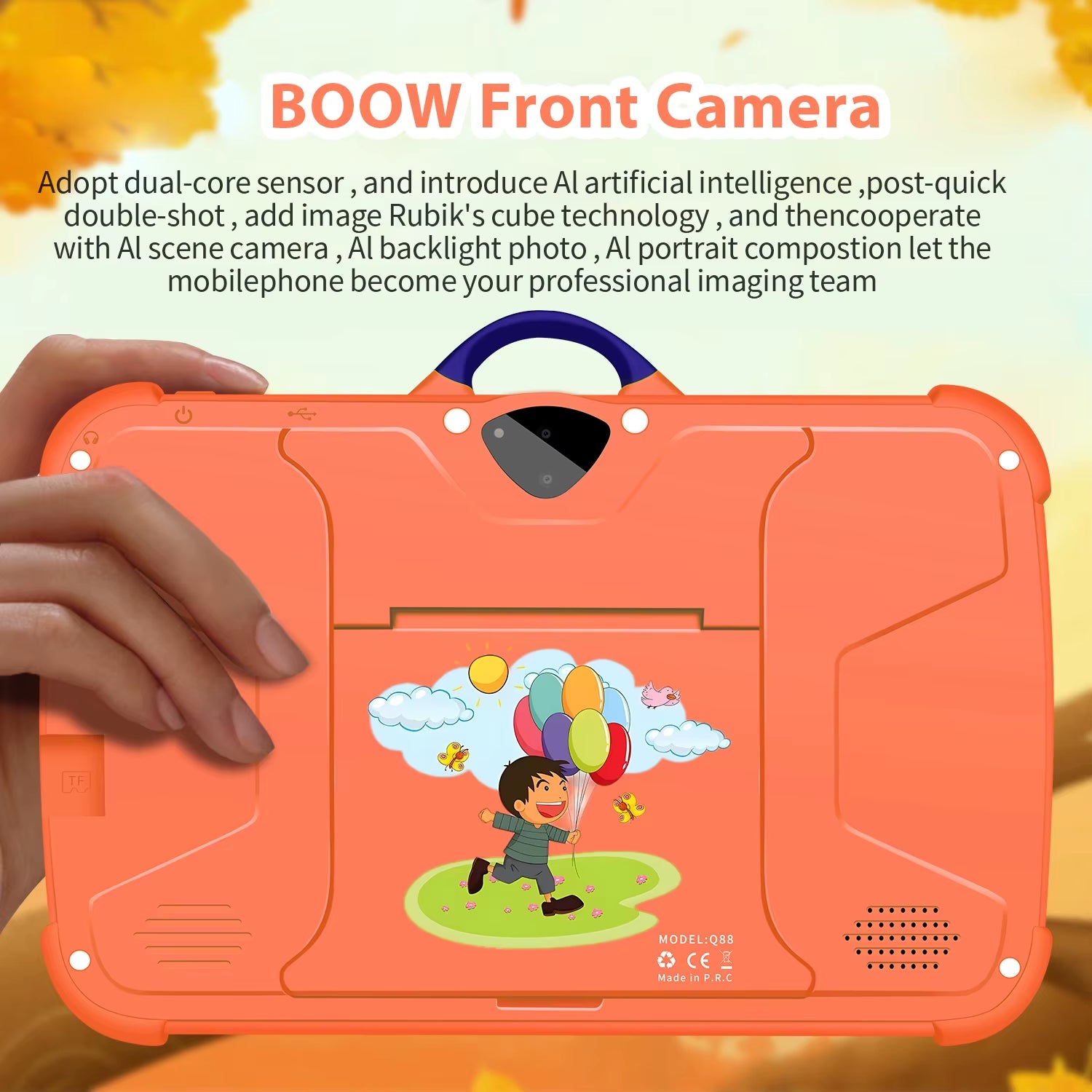 7-Inch 5G WiFi Kids Tablet - Perfect Educational & Gaming Gift for Children, Quad Core, 4GB RAM, 64GB Storage