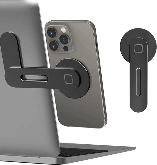 Magnetic Ultrathin Phone and Laptop Stand with Foldable Design and Aluminum Alloy Back Mount
